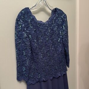 Dress formal blue